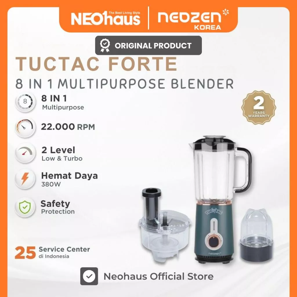 NEOZEN TUC TAC FORTE - Multi Purpose Blender - Pine Green