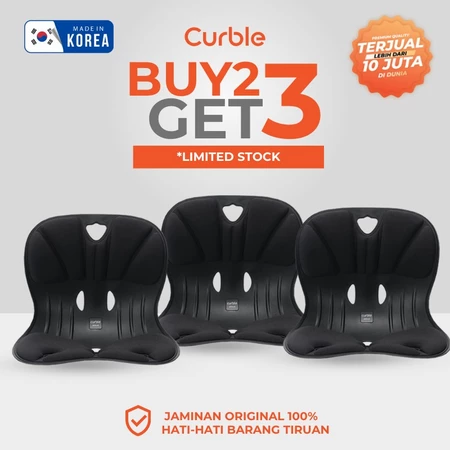 CURBLE Posture Chair WIDER - BUY 2 GET 3