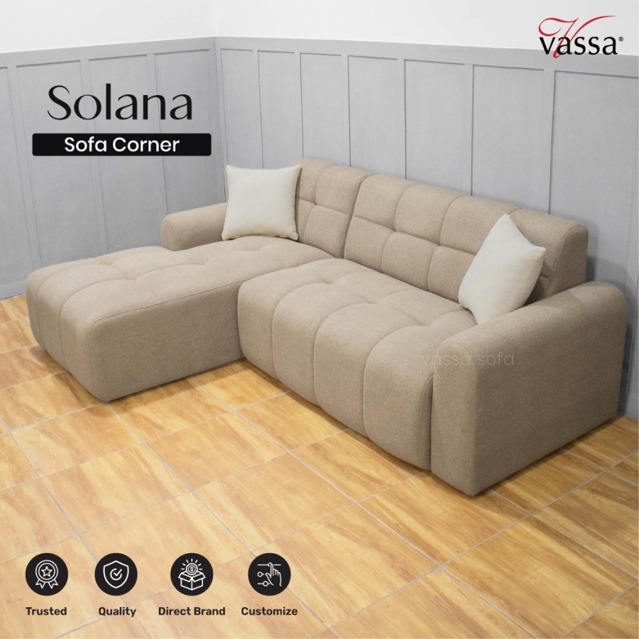 Sofa L Solana by Vassa Sofa - Sofa L MInimalis