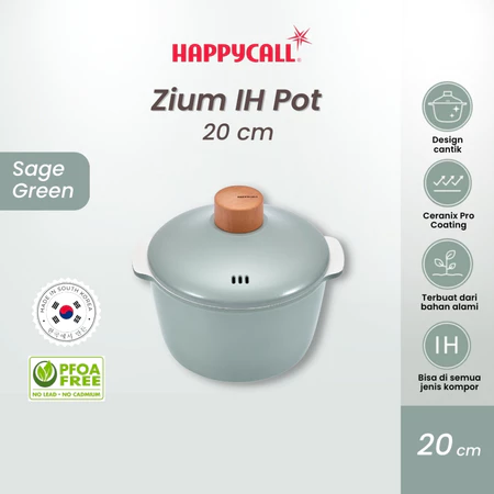 Happycall Zium IH Pot 20 cm - Panci Anti Lengket 20 cm
