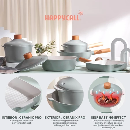 Happycall Zium IH Pot 20 cm - Panci Anti Lengket 20 cm
