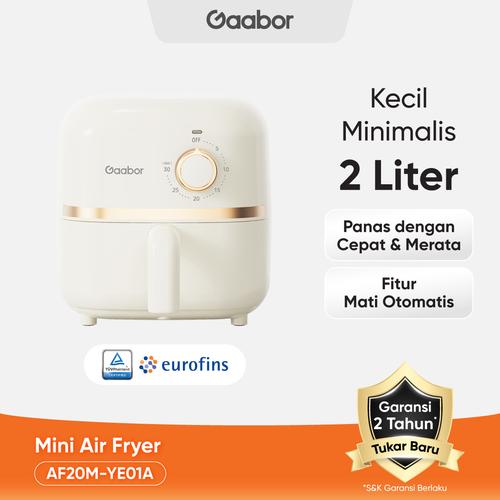 NEW Gaabor Air Fryer Kecil Low Watt Kapasitas 2L / AF20M-YE01A