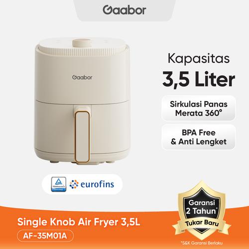 Gaabor Air Fryer 3.5L Mesin Penggorengan Tanpa Minyak Low Watt Multifungsi Serbaguna