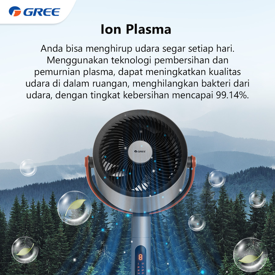 GREE - Air Circulation Fan - Swing Otomatis - Dilengkapi Ion Plasma - GCF-CIRCOOL14L