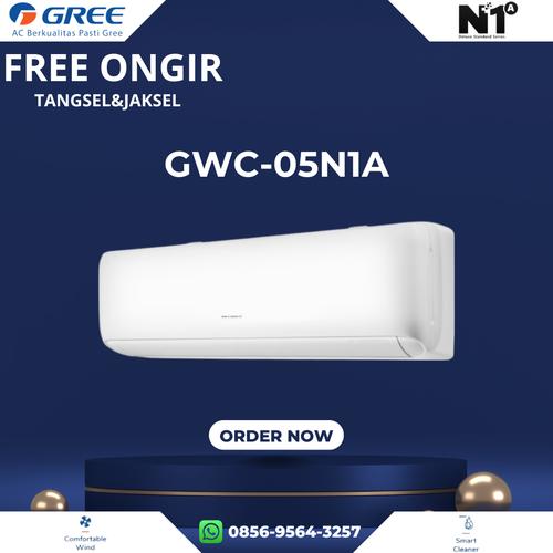 AC GREE 0.5 PK GWC-05N1A AC SPLIT 0.5 PK GREE GWC05N1A AIR CONDITIONER 0.5 PK DELUX STANDARD SERIES UNIT ONLY