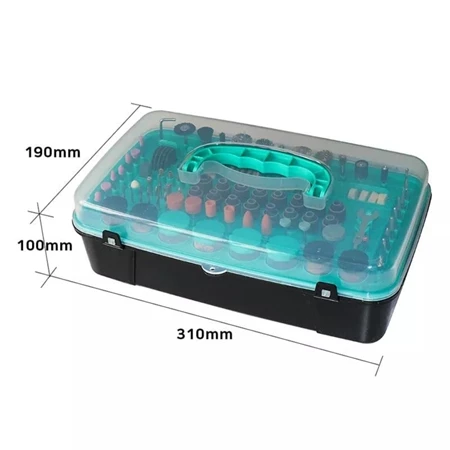 Mesin Mini Die Grinder 280pcs Set Gerinda Botol Bor Tuner Poles TU280