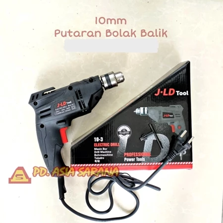 **PAKET HEMAT** Mesin Bor 10mm + Gerinda 4 Inch JLD Listrik