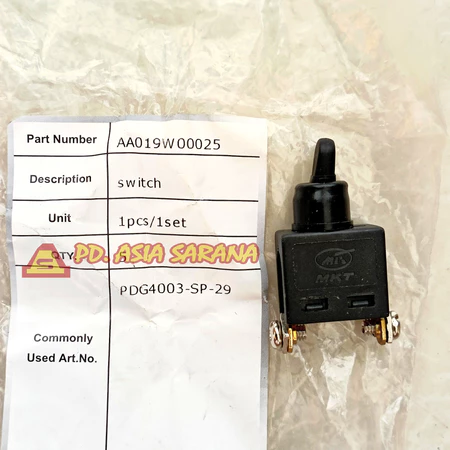 Switch Saklar Mesin Bor Tuner INGCO PDG4003-SP-29 Trigger AA019W00025