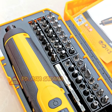 Mesin Bor Cordless Screwdriver 4v INGCO CSDLI0403 Obeng Listrik Mini
