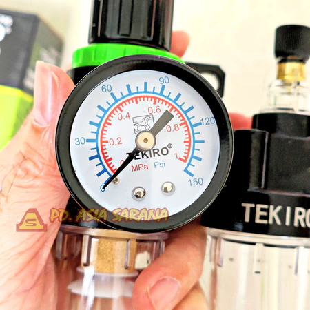 Mini Air Control Unit Double Filter TEKIRO AT-AC1705 Angin Kompresor 2 Tabung