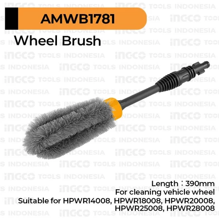 Sikat Cuci Velg Roda Ban Mobil Jet Cleaner INGCO AMWB1781 Wheel Brush