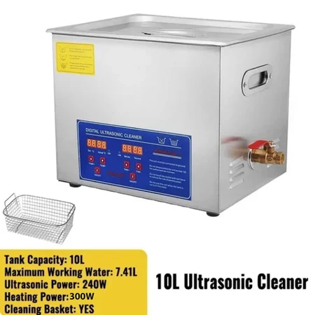 Mesin Ultrasonic 10L Liter Pembersih Perhiasan Smart Cleaner 240w KZ-D10