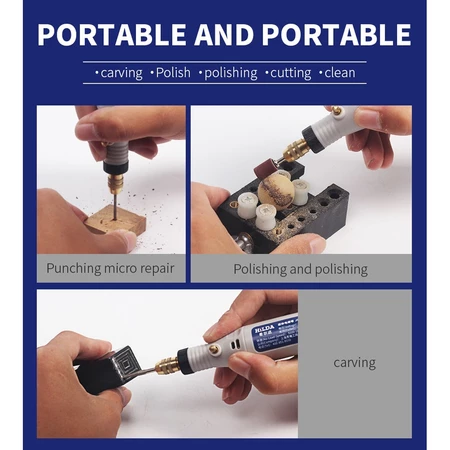 Mesin Drill Pen Mini Grinder Ukir Asah Poles Bor Gerinda Ukir JD5202