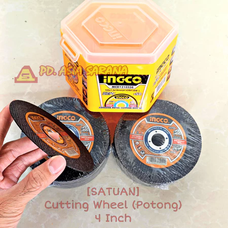 Mata Cutting Gerinda 4" Inch INGCO MCD1210550 Disc Batu Potong Besi