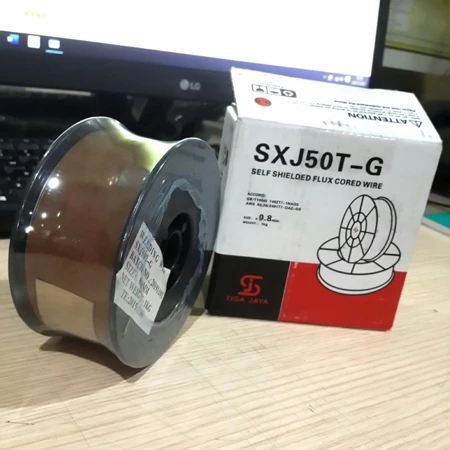 [0.8mm 1kg] Kawat Las Flux Core Wire Tiga Jaya MIG Tanpa Gas CO2