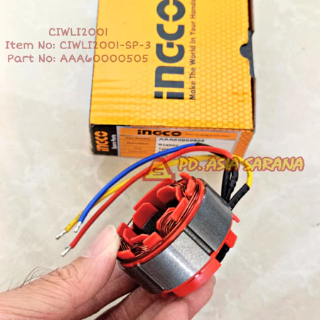 Stator Impact Wrench INGCO CIWLI2001-SP-3 Spul Mesin Bor AAA60000505