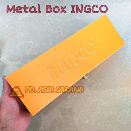 Kunci Socket L 1/2" x 10-24mm Set 10pcs INGCO HKTS12101 Sok Sock Shok