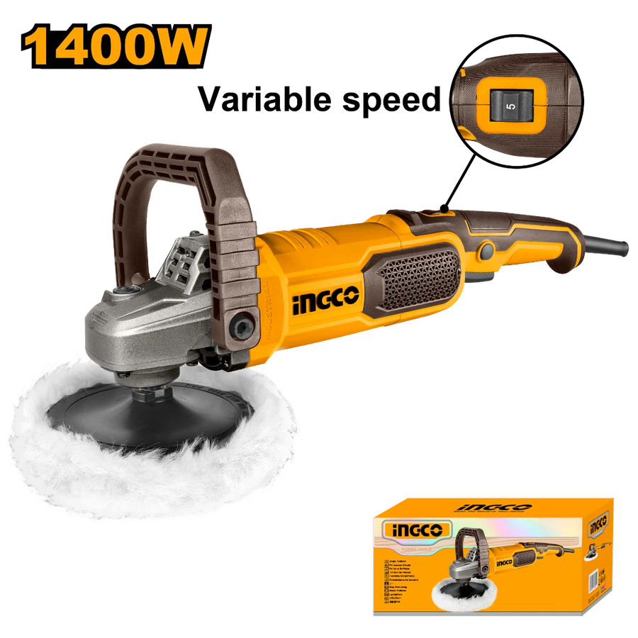 Mesin Poles Tongkat 7" Inch INGCO AP140016 Gerinda Angle Polisher Mobil