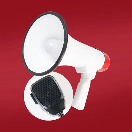 Pengeras Suara Handy Megaphone Portable Rekaman Speaker Baterai 8099