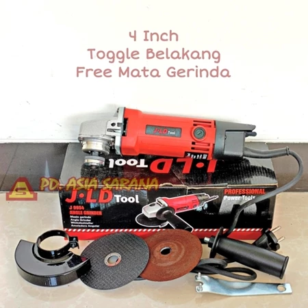 **PAKET HEMAT** Mesin Bor 10mm + Gerinda 4 Inch JLD Listrik