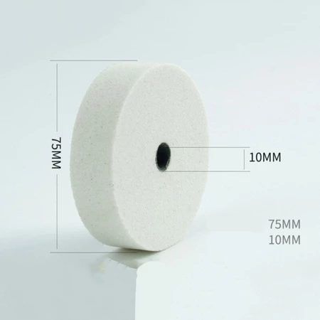 Wool Pad Poles 75mm Mesin Bor Buffing Polishing Wheel Busa Gerinda AHC71