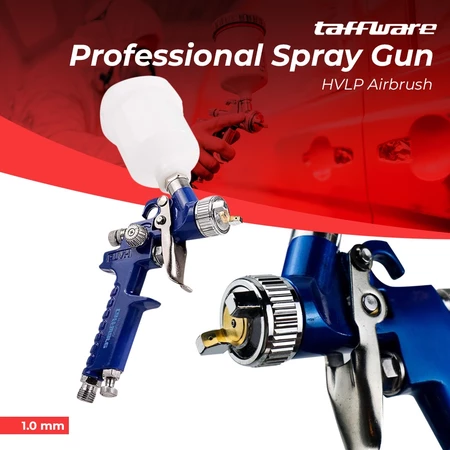 Mini Spray Gun HVLP 1mm Taffware Semprot Angin Cat Tabung Atas H2000