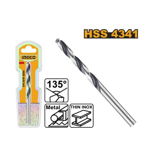 HSS 5mm Mata Bor Besi Steel Drill Bit INGCO DBT1200504 Metal 5 mm Aluminium 4341