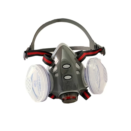 Kacamata Masker Gas Respirator Safety Filter Full Set Half Face Kimia 308A