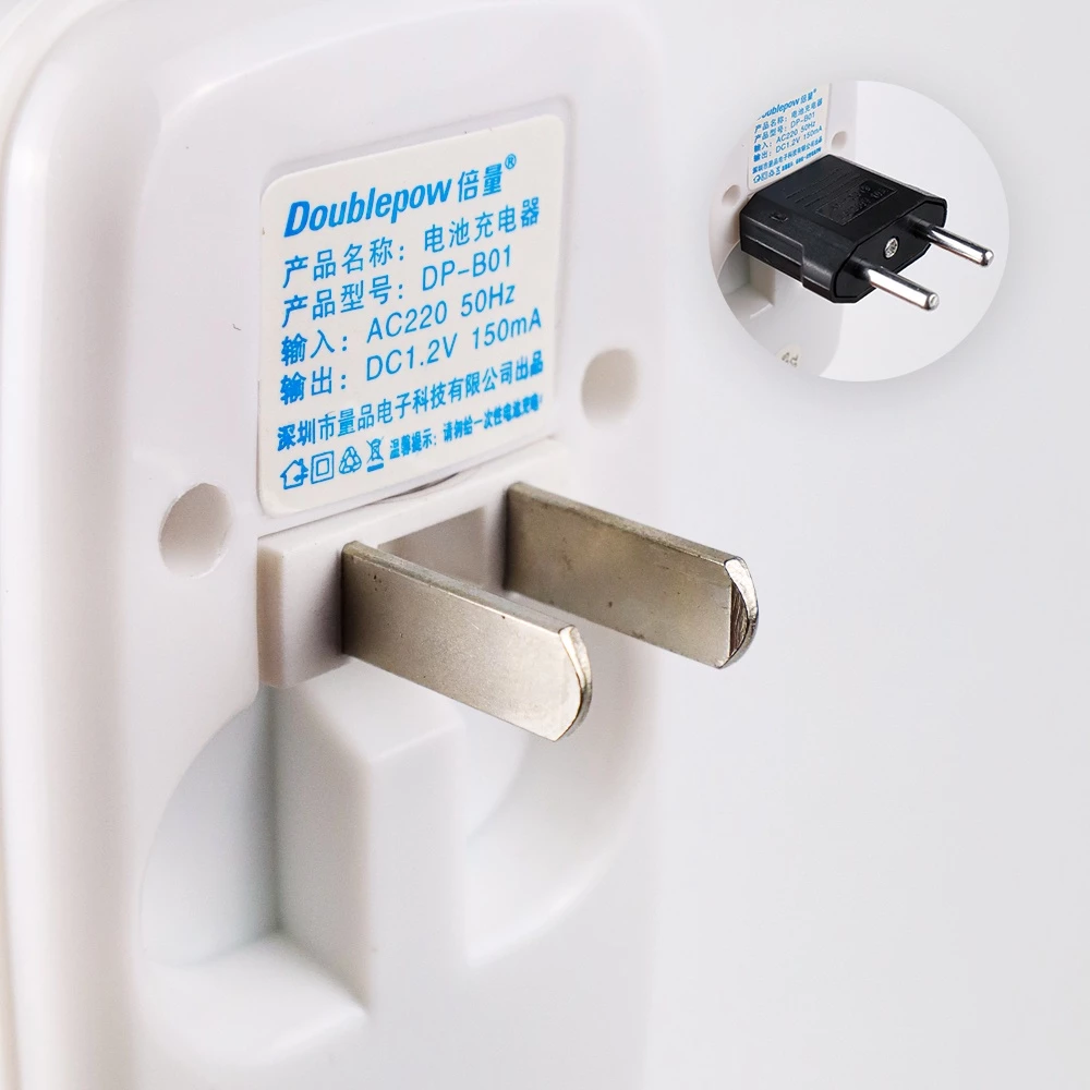 [2 Slot] Charger Baterai AAA atau AA DOUBLEPOW Battery Universal DPB01