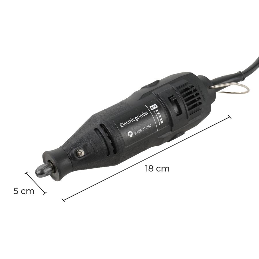 Mesin Mini Die Grinder Tuner Set Variable Speed Gerinda Botol Bor Mini F0130