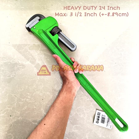 Kunci Pipa 24" Inch TEKIRO WR-PP0293 Heavy Duty Konci Besi Pipe Wrench Ledeng