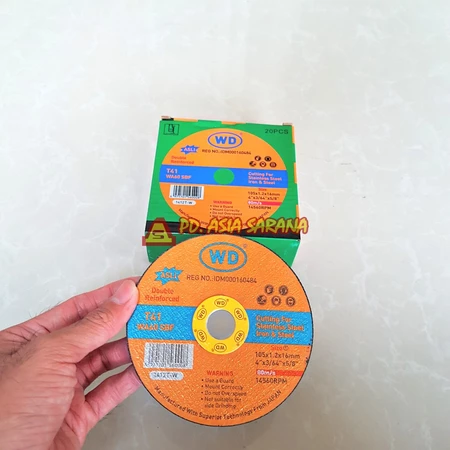 Mata Cutting Gerinda Potong Besi WD 4" ORI / Batu Gurinda 4 Inch