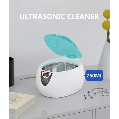 Mesin Ultrasonic 750ml Pembersih Perhiasan Kacamata Deep Cleaner CE-5200A