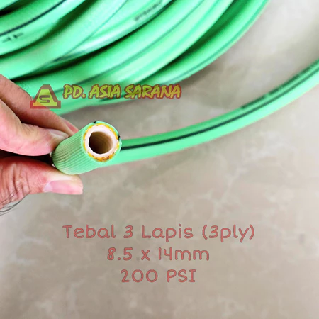 Selang Kompresor 20m TEKIRO AT-AH1776 Tekanan Tinggi Angin Air Hose Meter