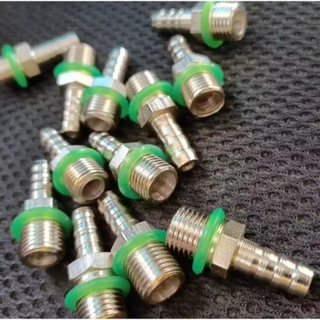 Nepel Sanchin Male 1/4" x 5/16" Kuningan Sambungan Selang Sprayer Laki