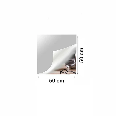 Sticker Cermin 50x50cm Mirror Tempel Reflection Kaca Stiker PET DIY MW-A1