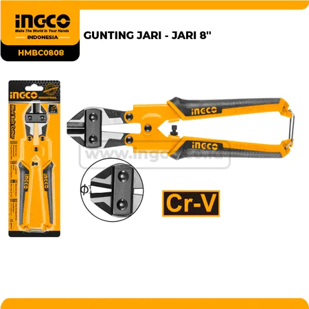 Bolt Cutter 8" Inch INGCO HMBC0808 Gunting Jari Jari Mini Kawat Sling