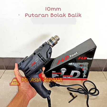 **PAKET HEMAT** Mesin Bor 10mm + Gerinda 4 Inch JLD Listrik