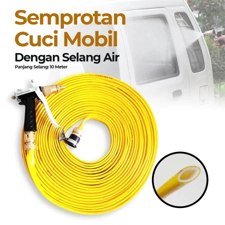 Selang Air Taman 10m Set Meter Garden Hose Siram Tanaman Kebun B350-Y