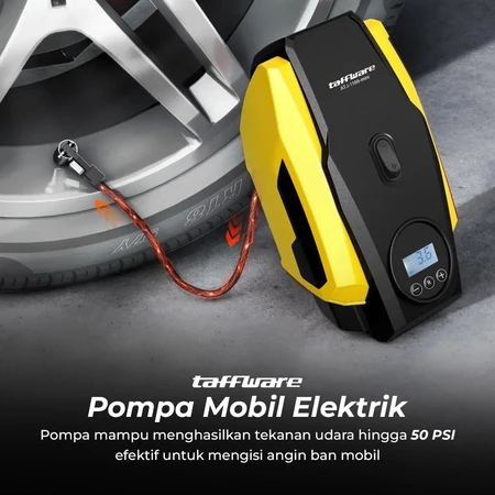 Air Inflator 50psi Pompa Angin Kompresor Ban Mobil Portable Elektrik ATJ-1166