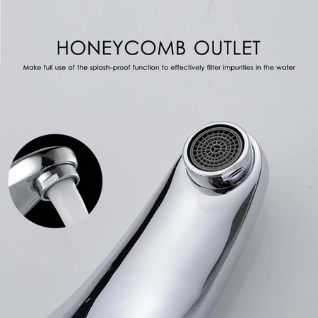 Keran Wastafel Sensor Otomatis Touchless Kran Air Sink Faucet HZY-12