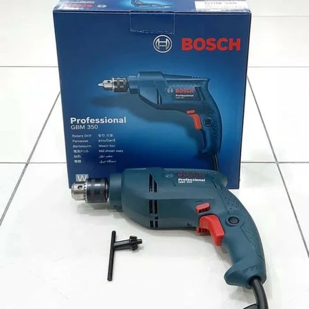 Electric Drill 10mm Bosch GBM 350 / Mesin Bor Listrik Besi Kayu Tangan