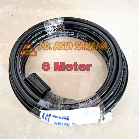 [6 Meter] Selang Mesin Jet Cleaner 6m Steam High Pressure Hose AAT