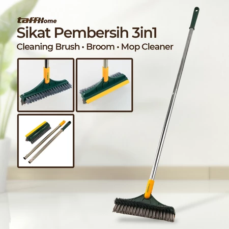 Sikat Panjang 3 in 1 Wiper Serok Brush Broom Mop Cleaner Bersih UR378