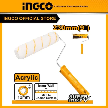 Kuas Roll Kapal 4" Inch Panjang INGCO HRHT061001D Brush Gagang Cat