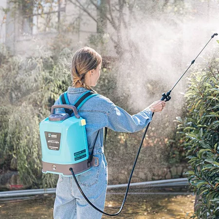 Sprayer Hama 10L Semprot Tanaman Portable Elektrik Baterai Gendong 3WB