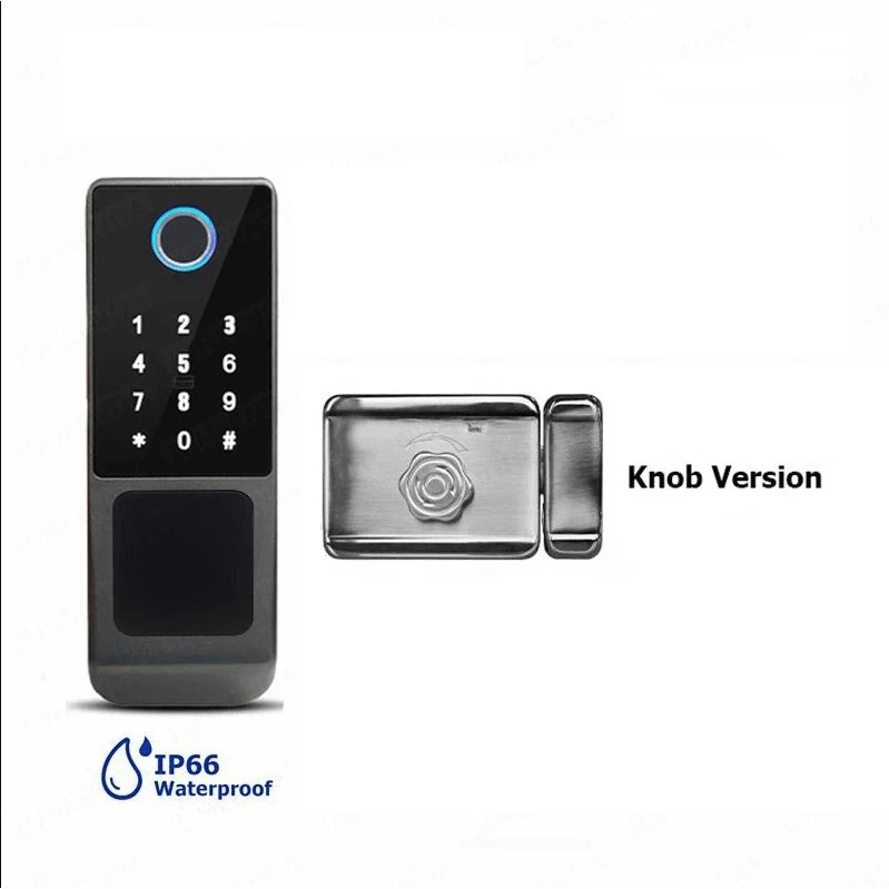 Kunci Pintu Smart Door Lock Fingerprint Apps Password Key Kartu G23