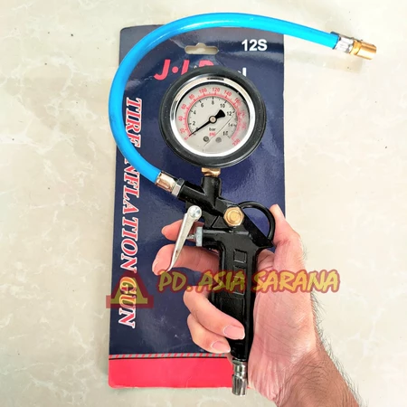 Tire Inflator 3 in 1 Air Pressure Gun JLD TG3-2 Ukur Isi Buang Angin