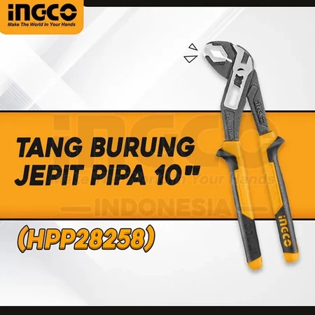 Pump Pliers 10" Inch INGCO HPP28258 Tang Burung Kunci Pipa Air Water