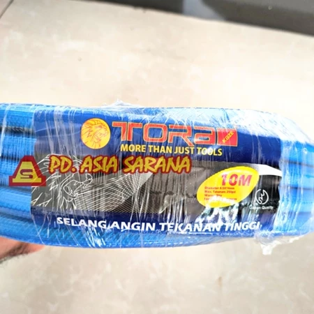 Selang Angin Kompresor 10m Tora Tekanan Tinggi 250psi 10 Meter Mtr